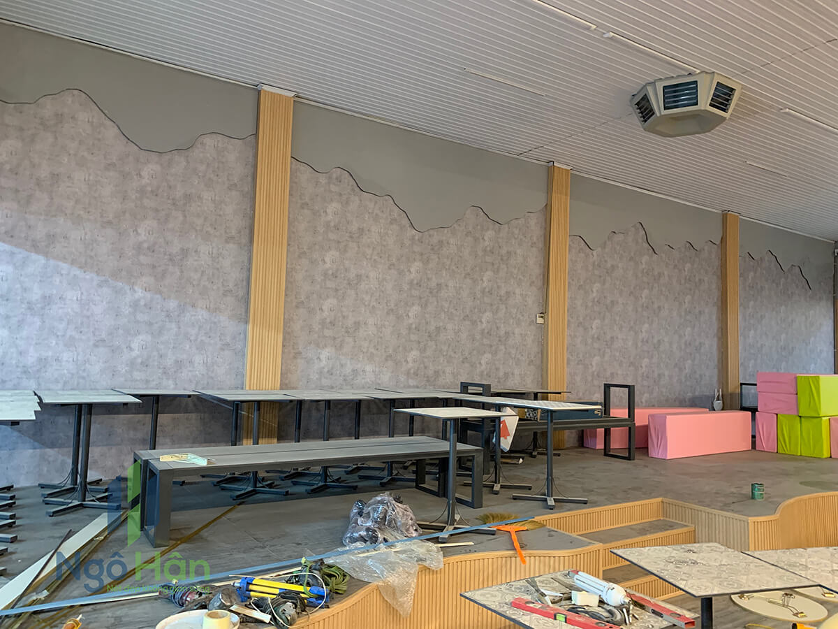 Giấy dán tường bê tông