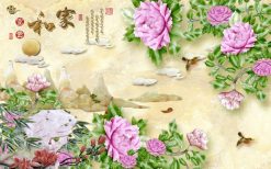 tranh dán tường 3d humandecor 1234