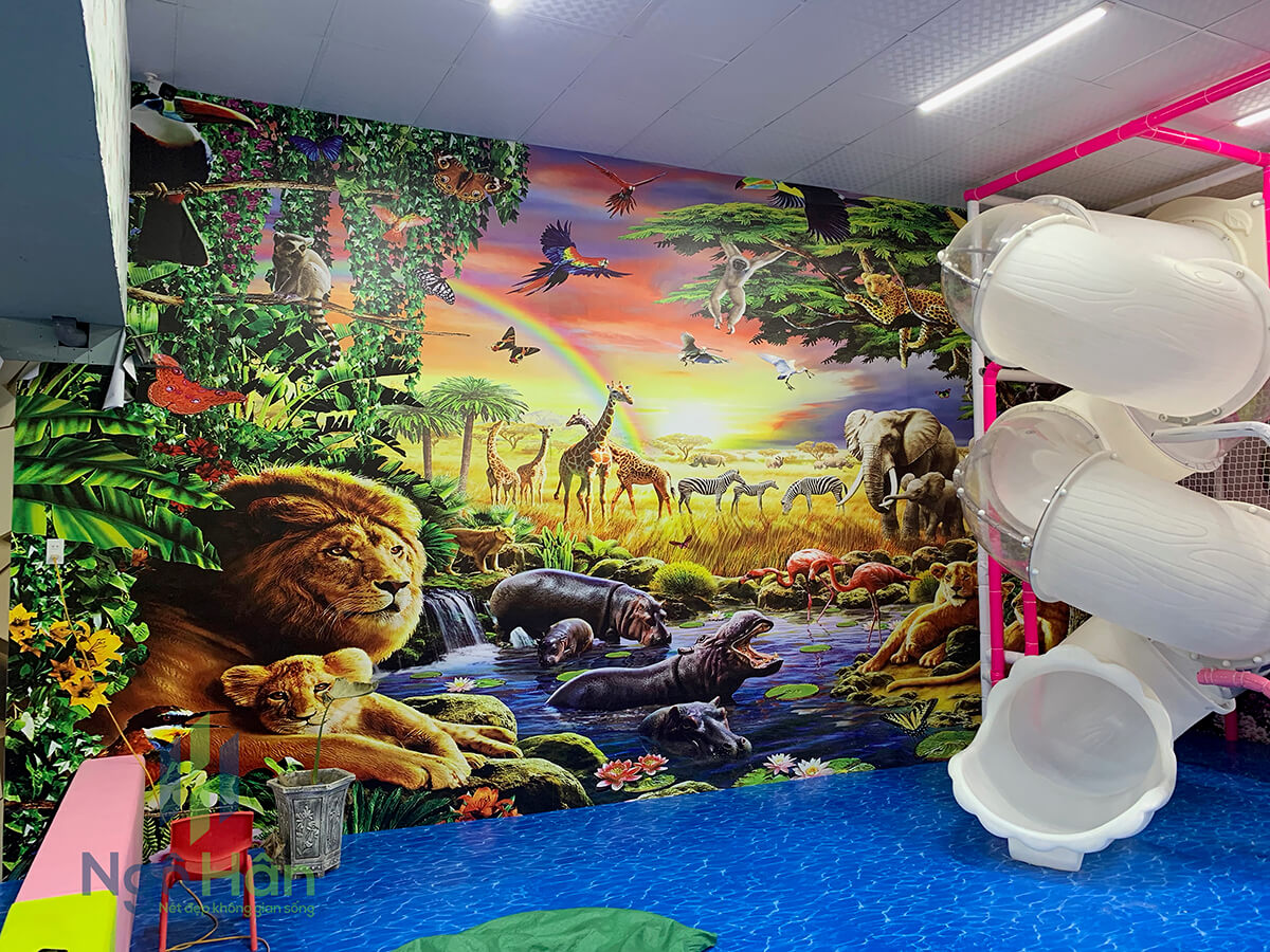 Tranh 3d chủ đề trẻ em