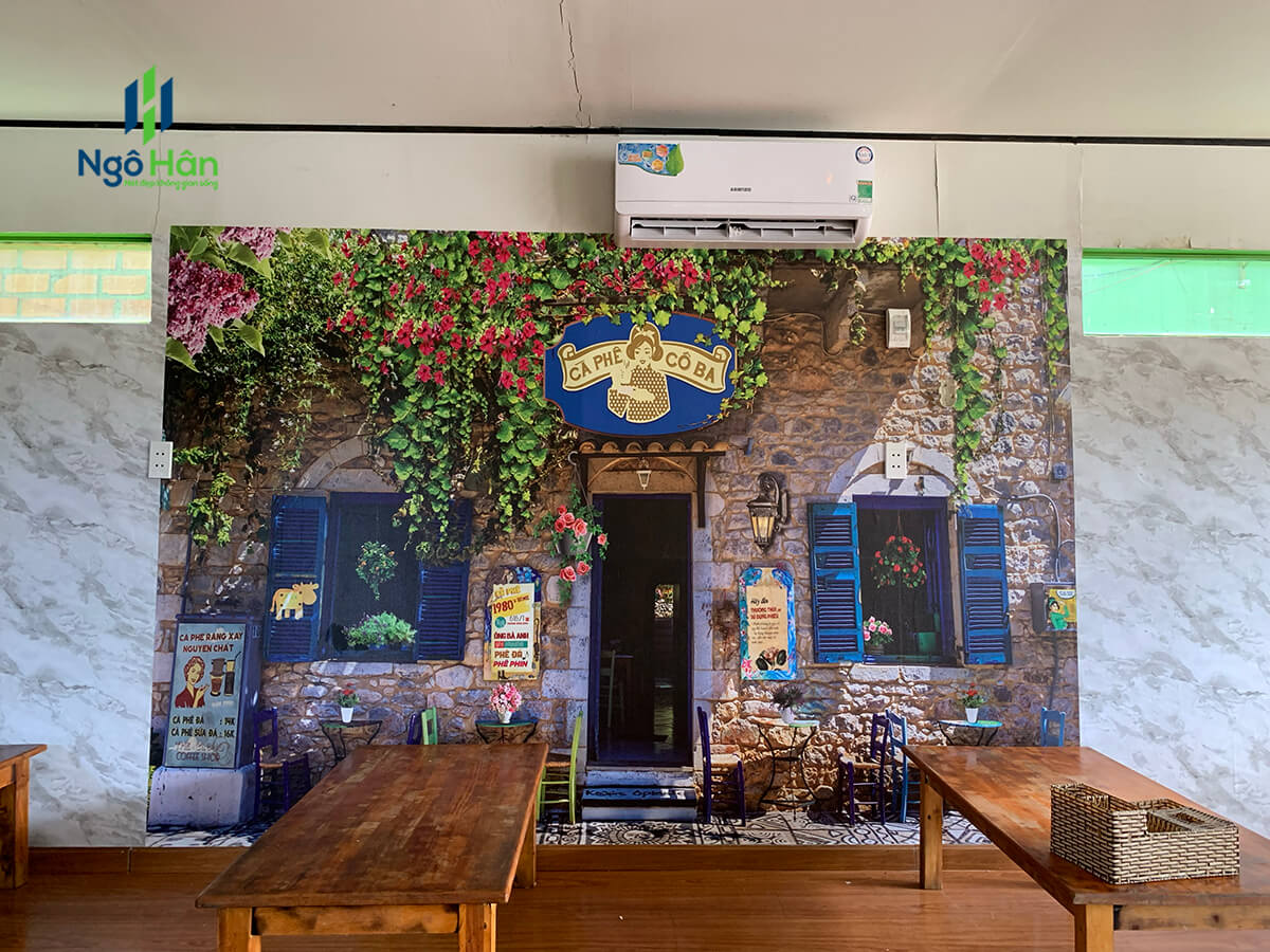 Tranh 3d trà sữa shalala