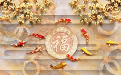 tranh dán tường 3d 7391