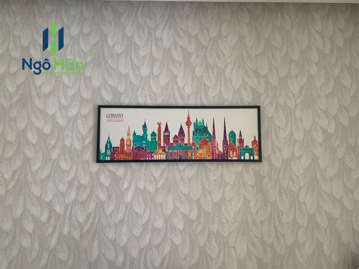 Giấy dán tường hoa văn