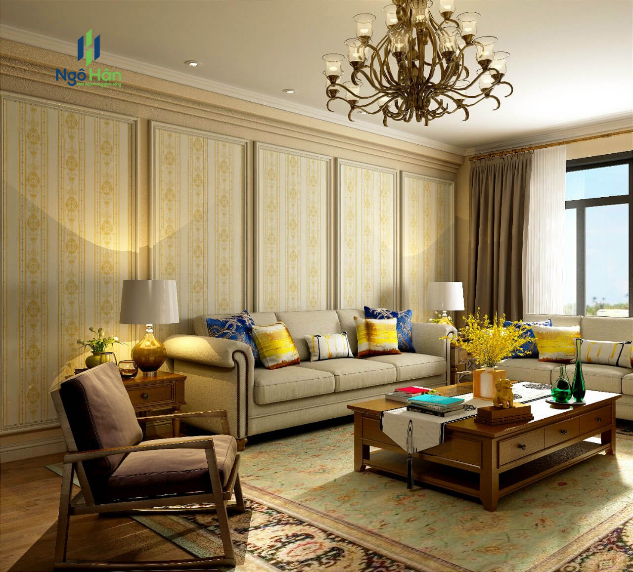 Giấy dán tường đẹp quận 2