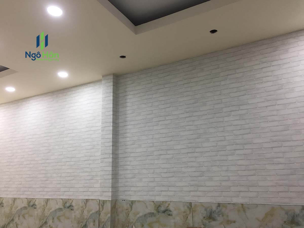 Giấy dán tường giả gạch quận 12