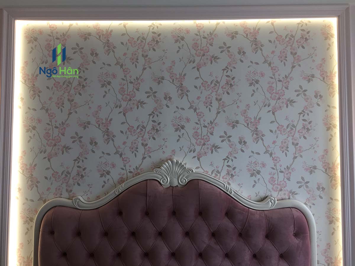 Giấy dán tường phòng ngủ Tân Bình
