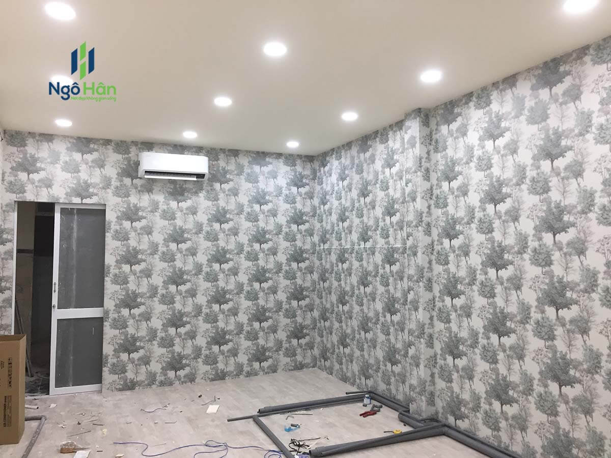 Thi công giấy dán tường quận 12