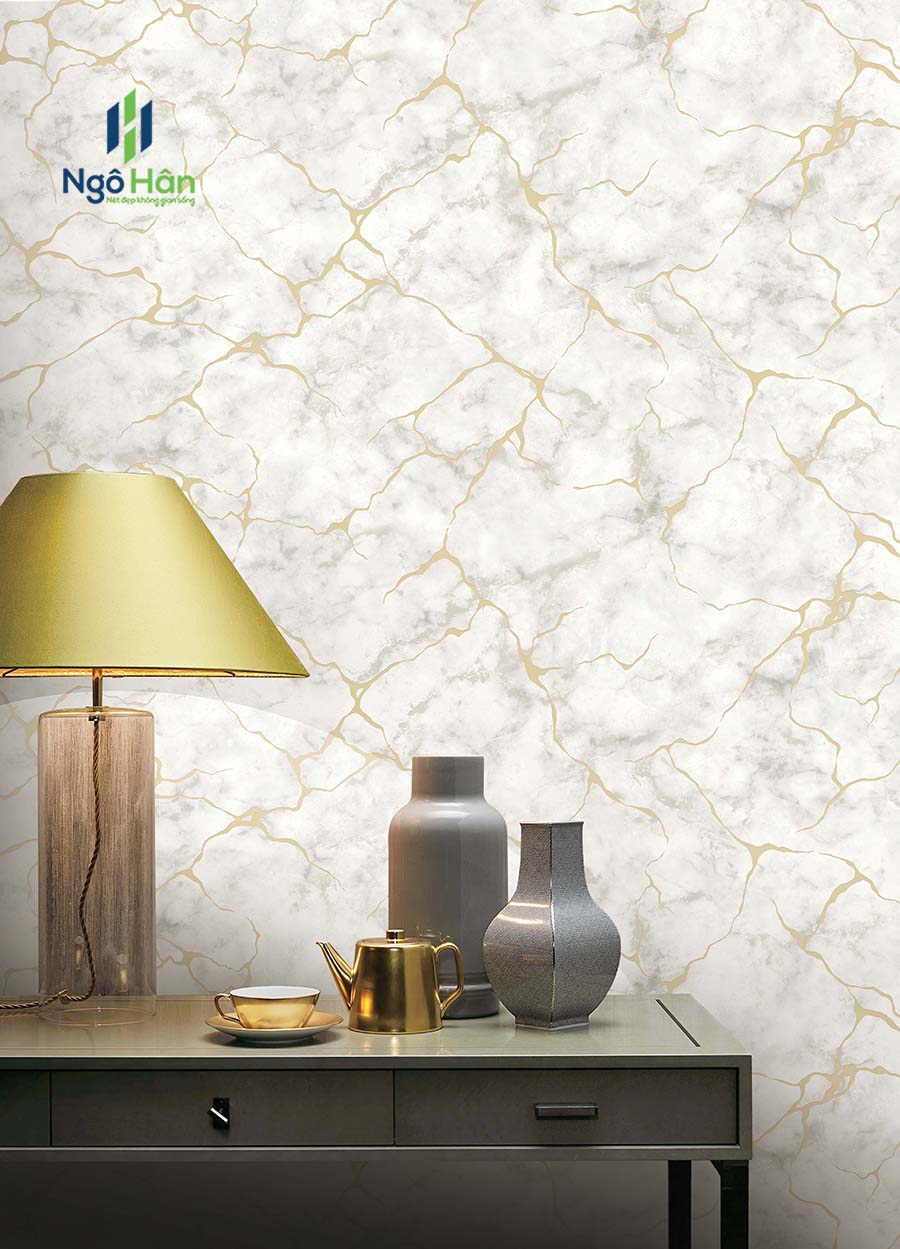 Giấy dán tường giả đá