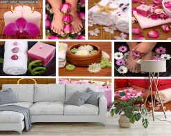 Mẫu tranh dán tường spa