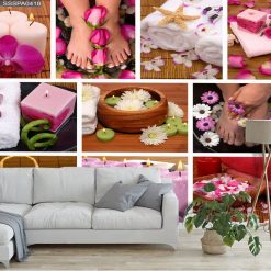 Mẫu tranh dán tường spa