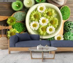 Tranh dán tường 3d cho spa