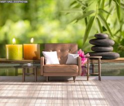 Tranh dán tường 3d spa