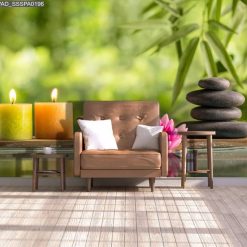 Tranh dán tường 3d spa