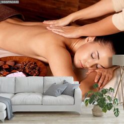 Tranh dán tường phòng massage