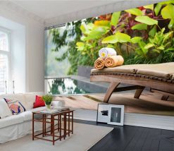 Tranh dán tường sảnh spa