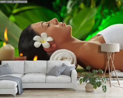 Tranh dán tường spa 0438