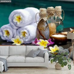 Tranh dán tường spa 0470