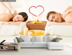 Tranh dán tường spa 0554