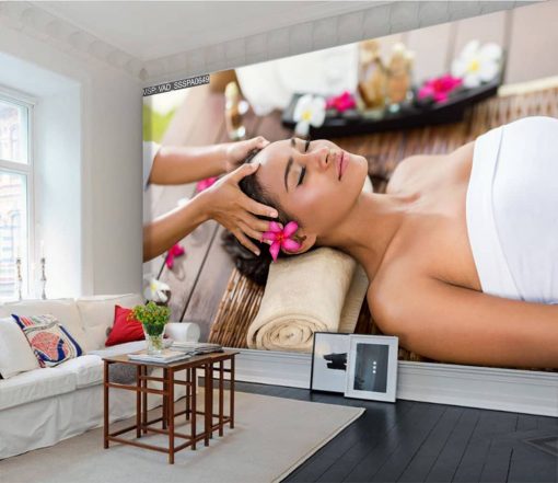 Tranh dán tường spa 0649