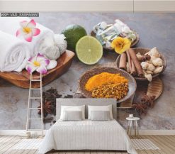 Tranh dán tường spa 0657