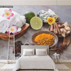 Tranh dán tường spa 0657