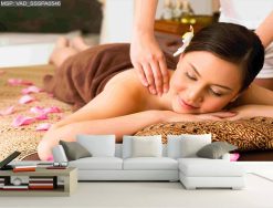 Tranh dán tường spa