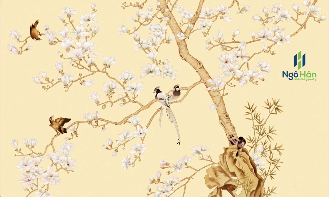 Tranh dán tường indochine 0591