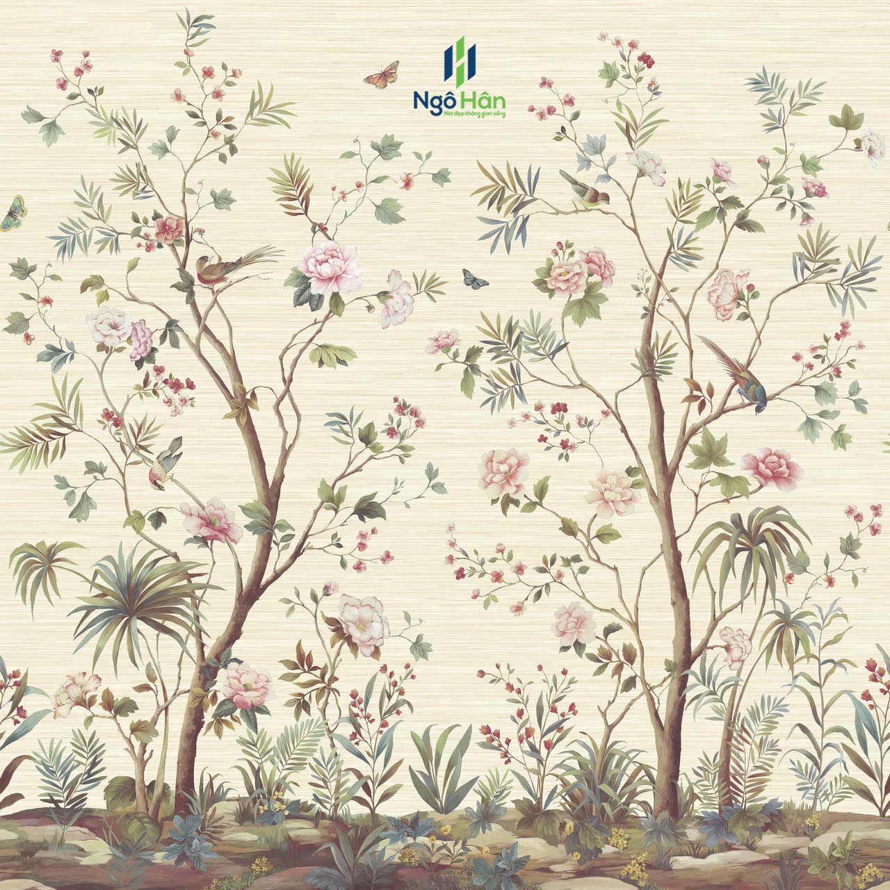Tranh dán tường indochine 11560