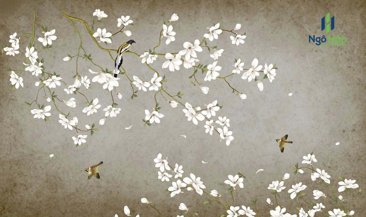 Tranh dán tường indochine 11809