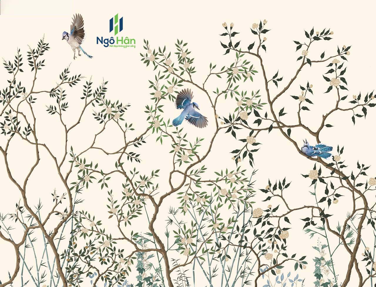 Tranh dán tường indochine 12873