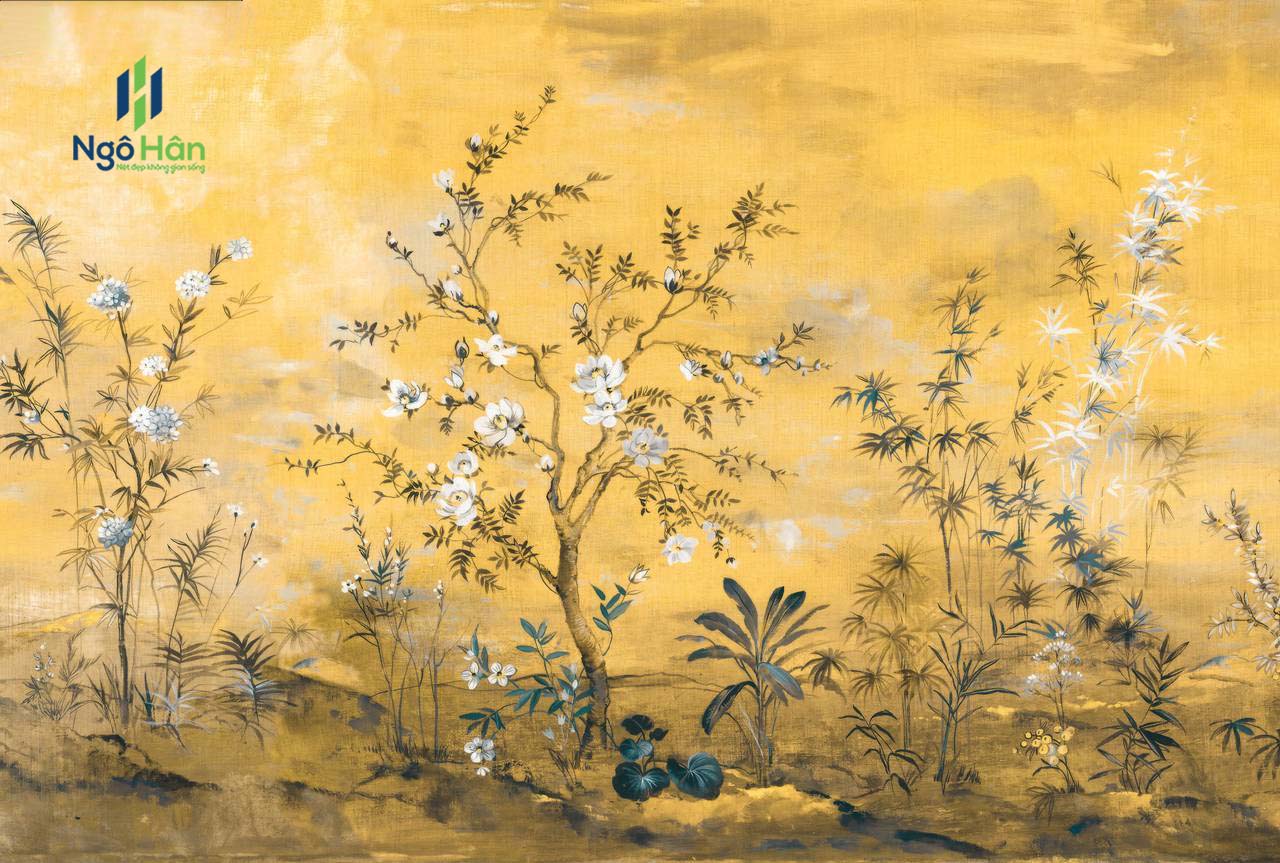 Tranh dán tường indochine 13044