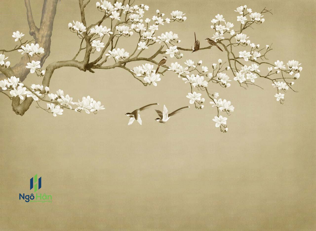 Tranh dán tường indochine 13068