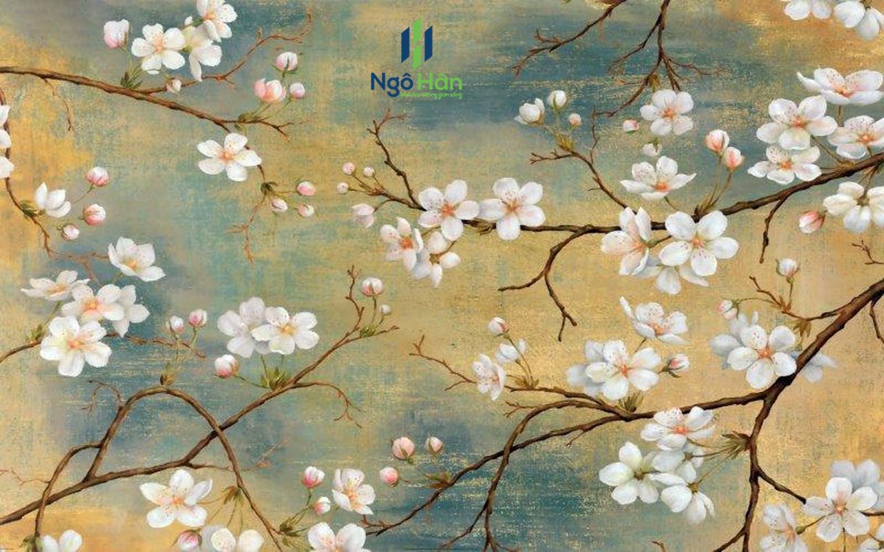 Tranh dán tường indochine 2095