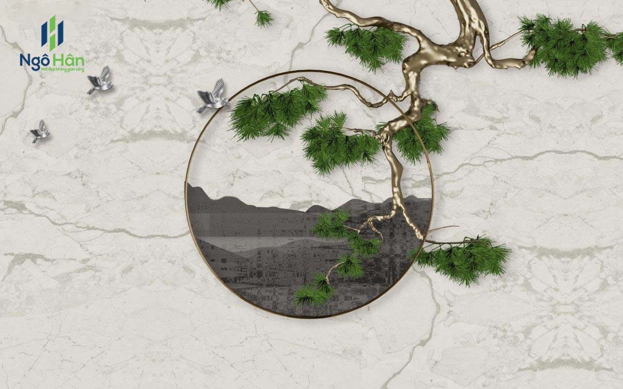 Tranh dán tường indochine 3447