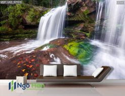 Mẫu tranh dán tường thác nước 21