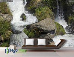 Mẫu tranh dán tường thác nước 23