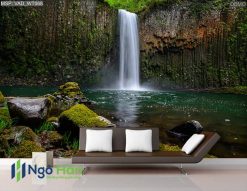 Mẫu tranh dán tường thác nước 25