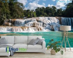 Tranh 3d thác nước