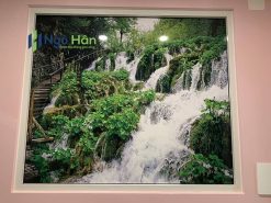 Tranh thác nước 3d đơn giản