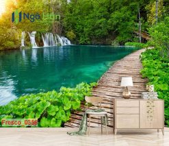 Tranh thác nước phong cách hàn quốc