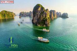 Tranh dán tường cửa sổ vịnh hạ long