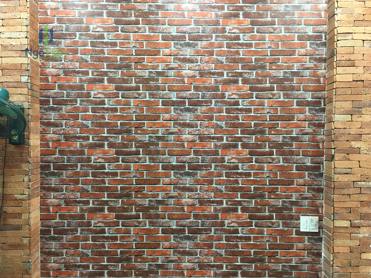 Giấy dán tường giả gạch giá rẻ