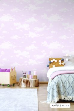 Giấy dán tường màu hồng 3932-2