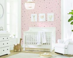 Giấy dán tường màu hồng 70237-1