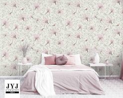 Giấy dán tường màu hồng 7936-3