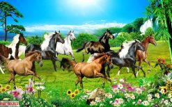 Tranh dán tường mã đáo thành công 50263