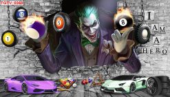 Tranh dán tường bida 0368