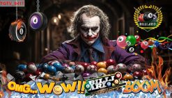 Tranh dán tường bida 0417