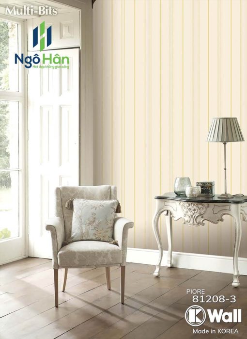 Giấy dán tường sọc đứng 81208-3