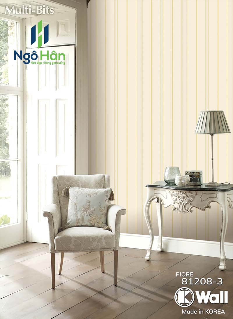 Giấy dán tường sọc đứng 81208-3