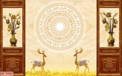 Tranh dán tường phòng thờ 50883